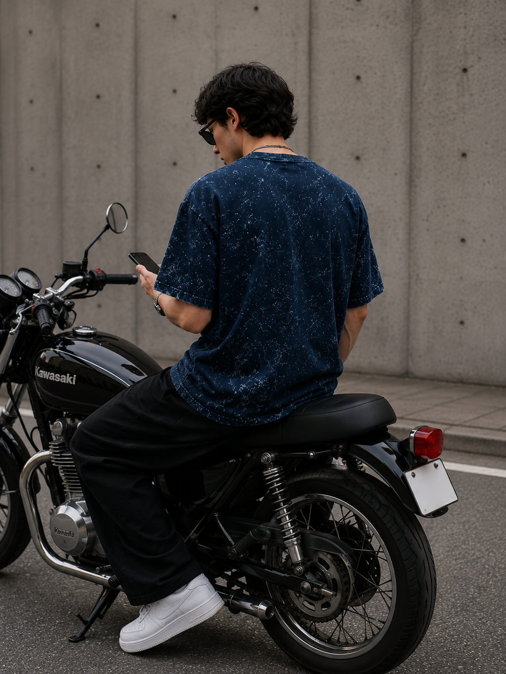 Main Character Energy Acid Washed Oversized Tee