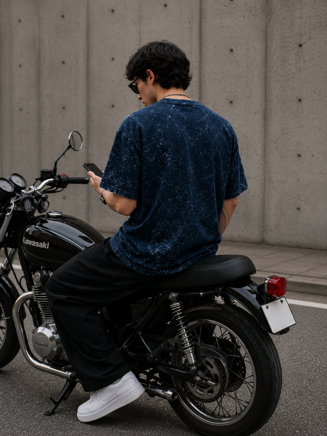 Main Character Energy Acid Washed Oversized Tee